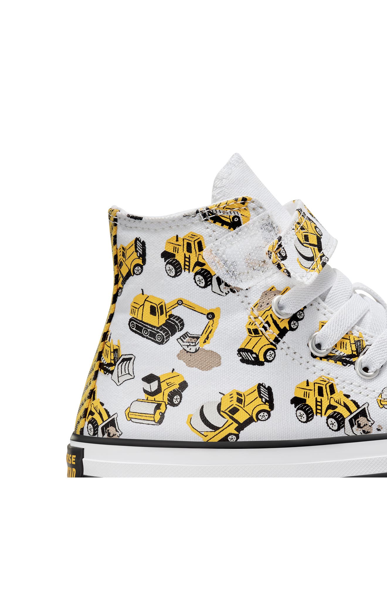 Converse Kids' Chuck Taylor<sup>®</sup> All Star<sup>®</sup> 1V High Top Sneaker, Alternate, color, White/ Black/ Amarillo