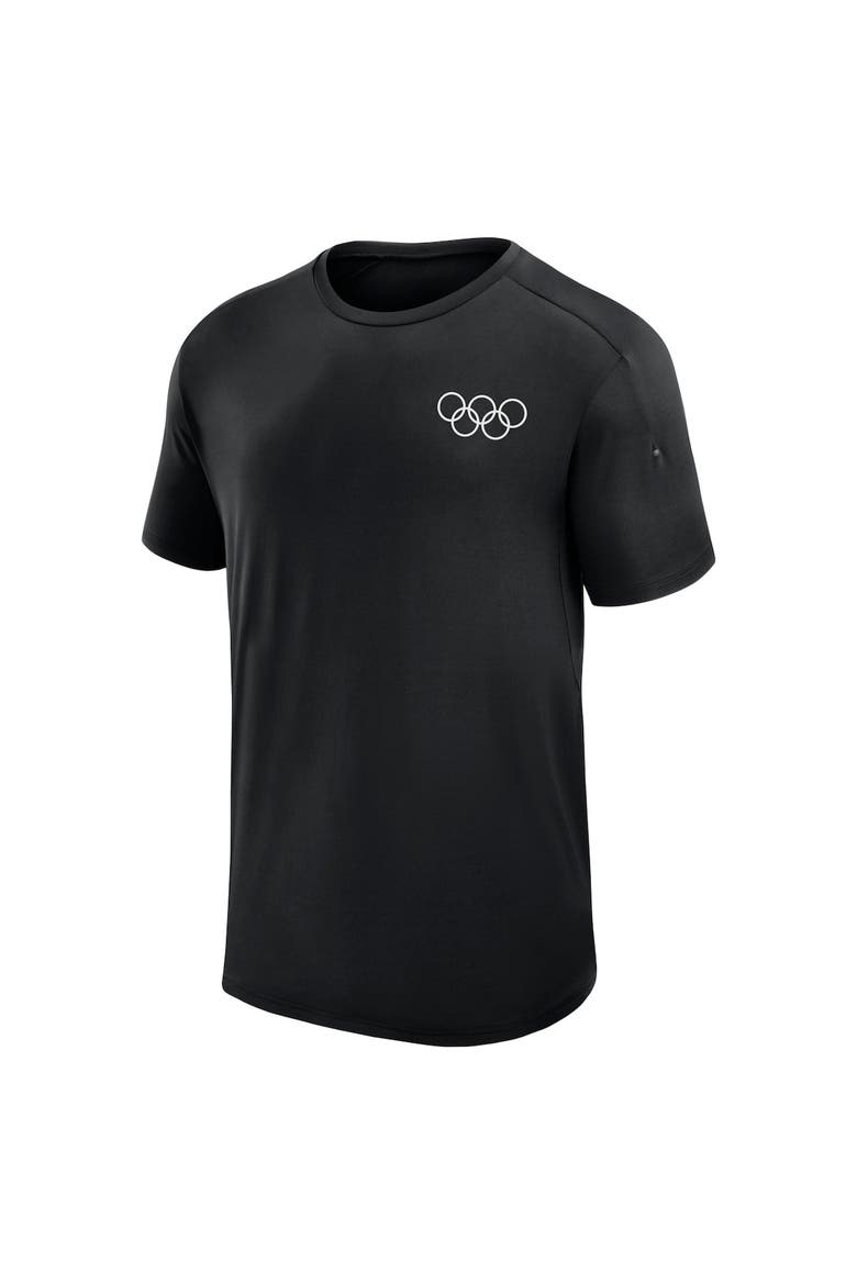 Men's Fanatics Branded Black Olympic Games Inspired Stack T-Shirt, Alternate, color, Black