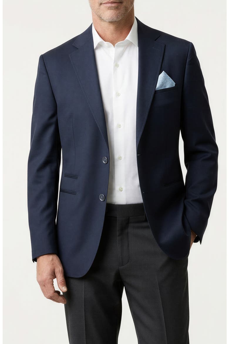 Two-Button Sport Coat, Main, color, NAVY