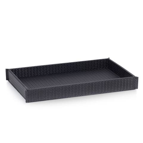 Piega Braid Black Tray