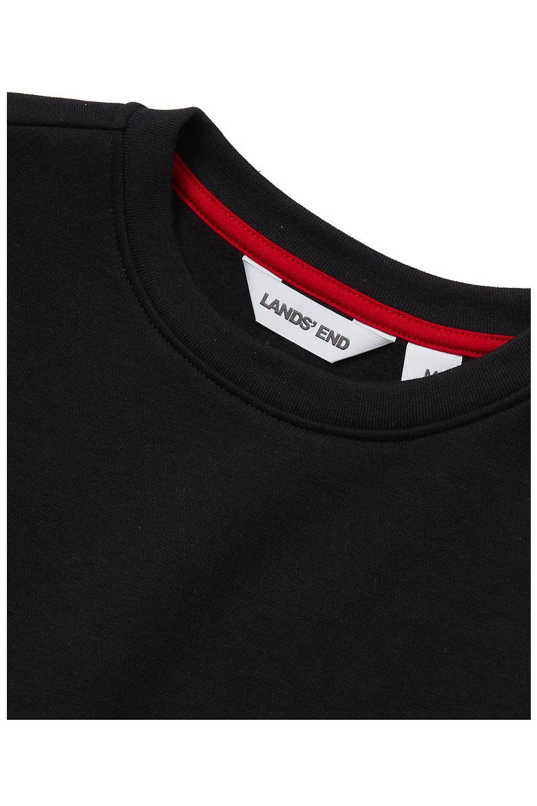 Kids Novelty Fleece Crewneck Sweatshirt, Alternate, color, True Black