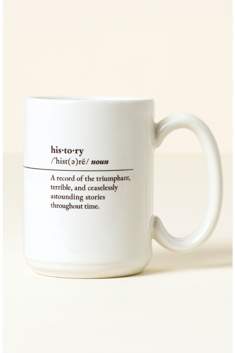 History Every Day Interactive QR Mug, Main, color, White
