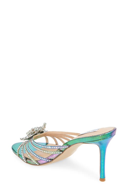 Steve Madden Cirkus Crystal Slide Sandal In Bright Multi