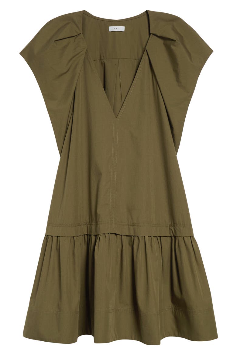 Ember Drop Waist Minidress, Alternate, color, HAZEL