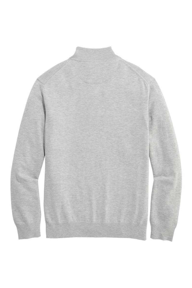 Boathouse Quarter Zip Sweater, Alternate, color, LIGHT GRAY HEATHER