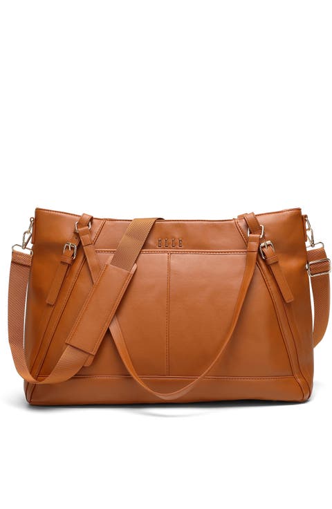 Leisure Luxe 33L Vegan Leather Weekender Duffel Bag