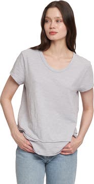 WILT Clothing Short Sleeve Mock Layer Tee