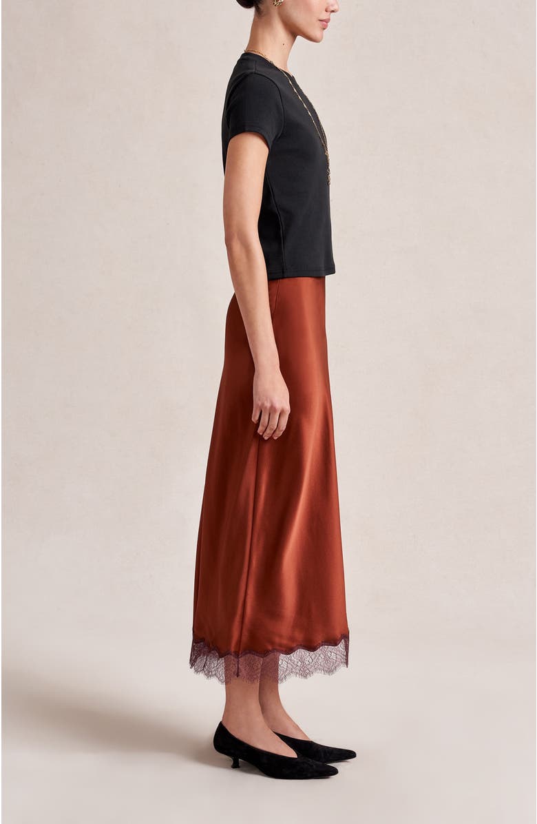 La Ligne Brodie Tee, Alternate, color, Black