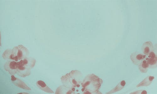 Rice By Rice Hand-painted Ceramic Cake Plate