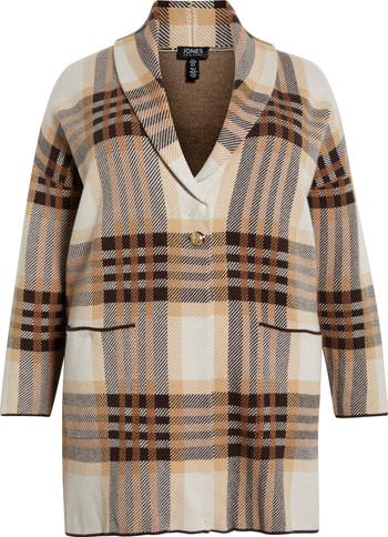 Jones New York Shawl Collar Sweater Coat | Nordstrom