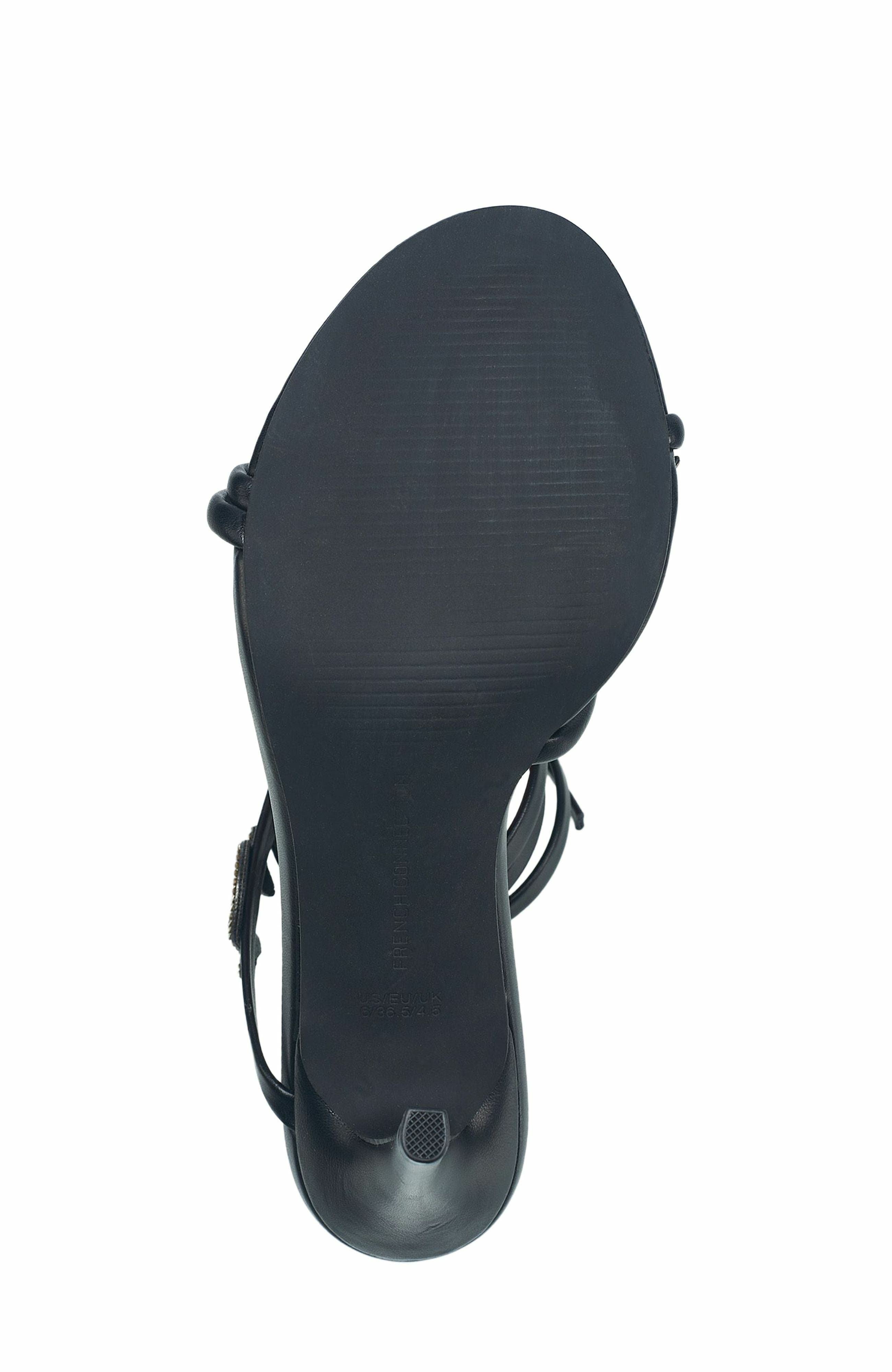 Tiana Spiral Ankle Wrap Heel, Alternate, color, BLACK