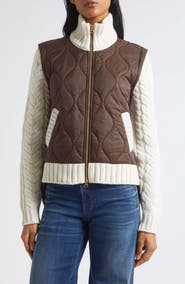 Veronica Beard Patra Mixed Media Jacket