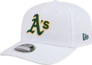New Era Men's New Era White Athletics COOLERA 9SEVENTY Adjustable Hat
