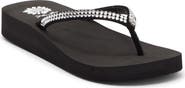Yellow Box Premium Jello Flip Flop Jewelled Sandal