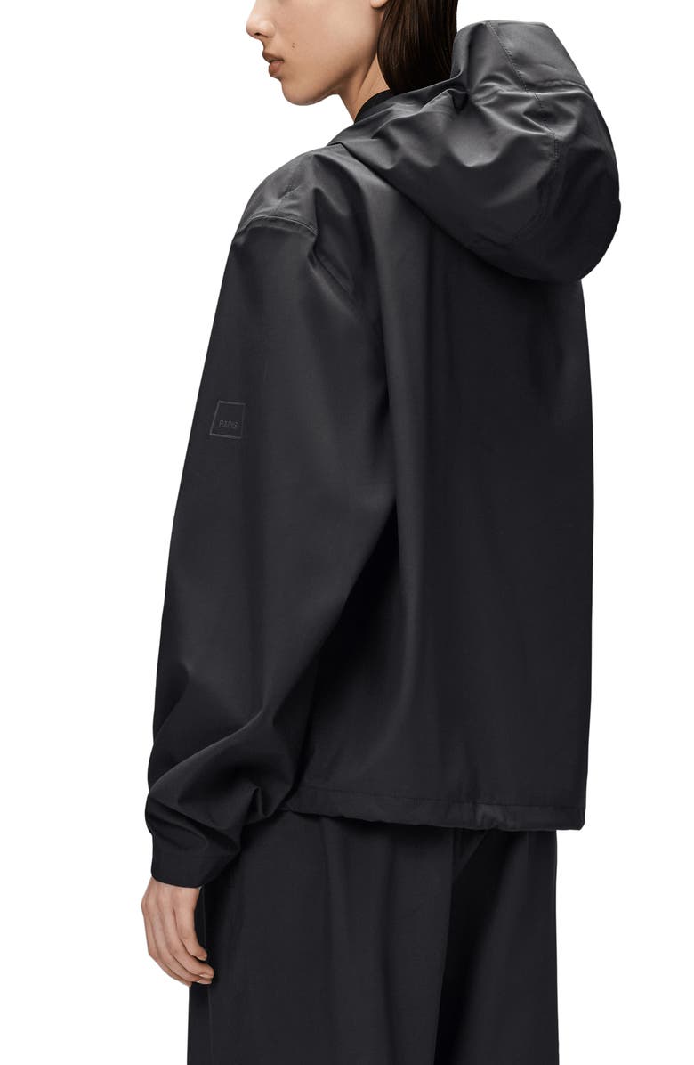 Rains Suva Hardshell Rain Jacket, Alternate, color, Black