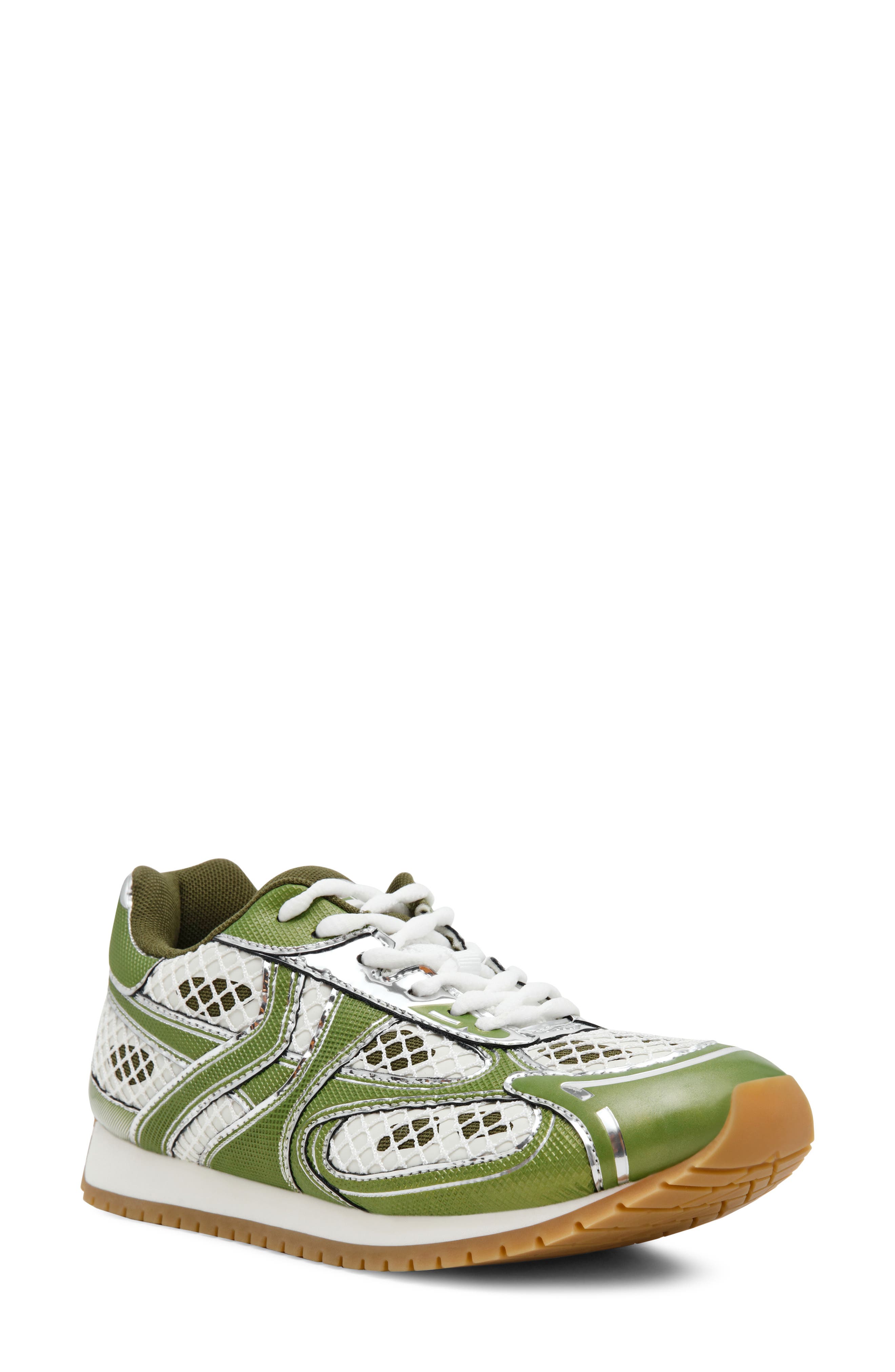 Pager Sneaker, Main, color, GREEN MULTI