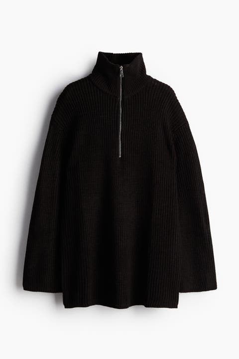 Chunky-knit Zip-top Jumper