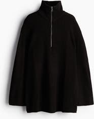H&M Chunky-knit Zip-top Jumper