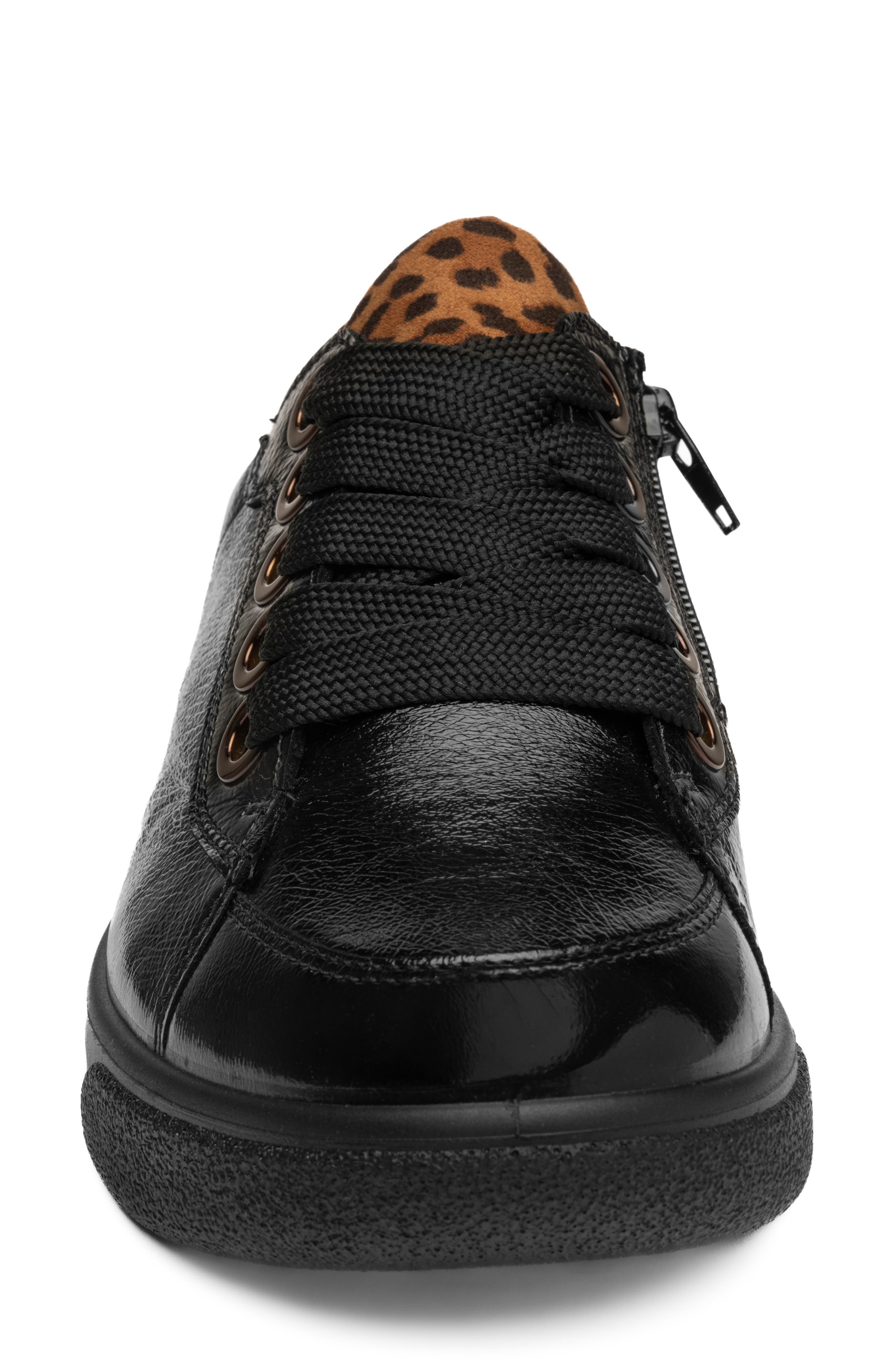 Flora Sneaker, Alternate, color, BLACK 1