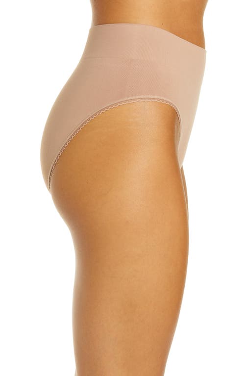 Wacoal Feeling Flexible High Cut Briefs In Brown