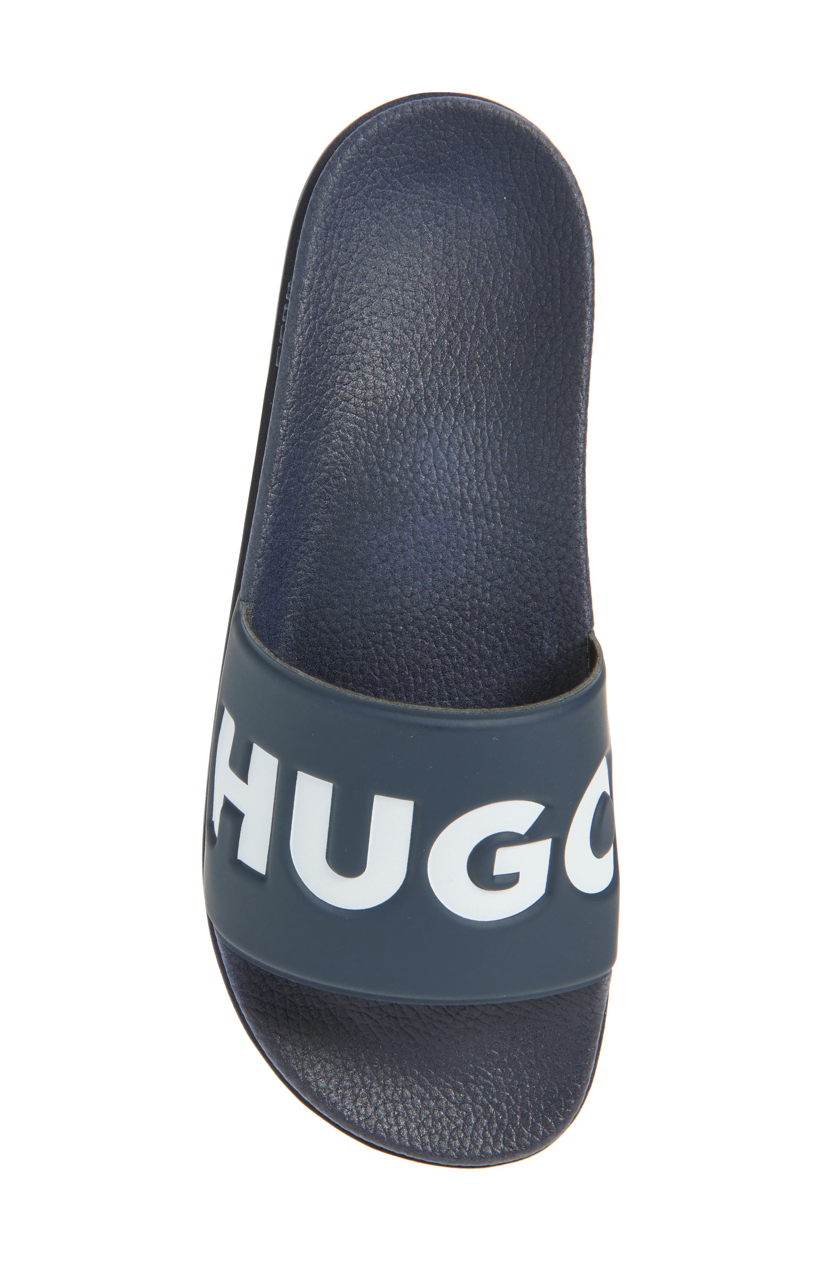 BOSS Logo Slide Sandal, Alternate, color, Dark Blue