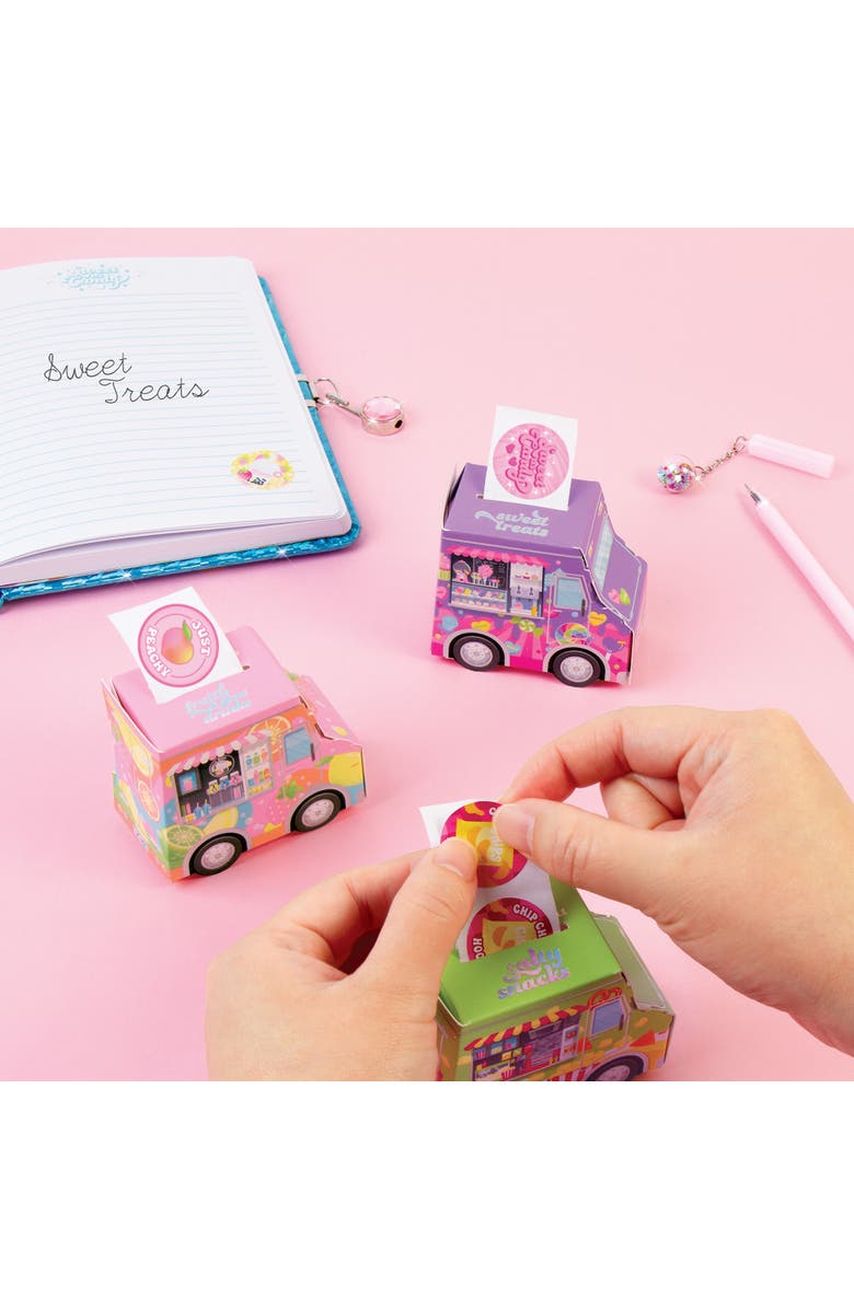 3C4G Food Truck Festival Sticker Set, Kid Age 6+, Alternate, color, Multicolored