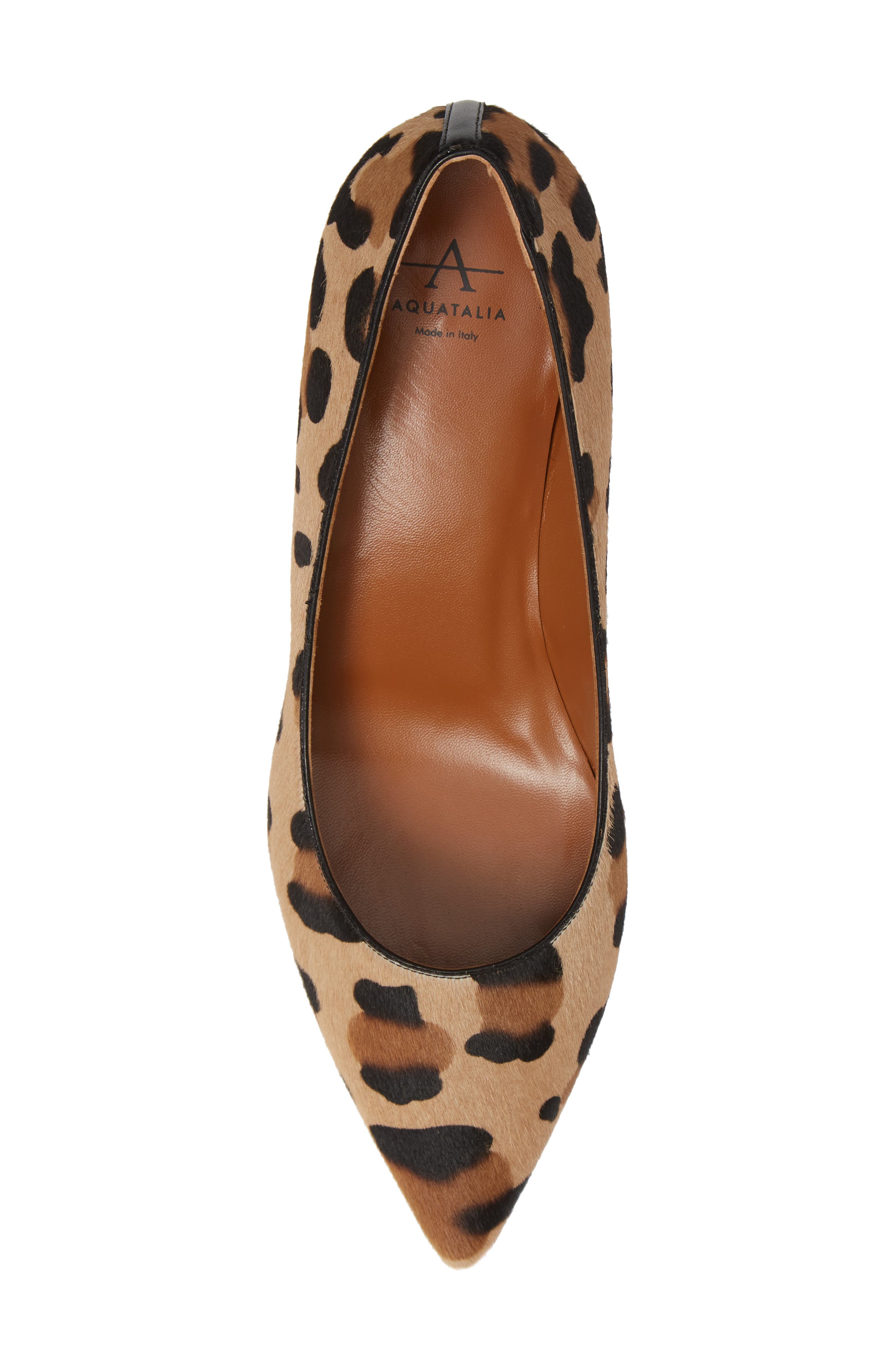 Marianna Genuine Calf Hair Kitten Heel Pump, Alternate, color, LEOPARD