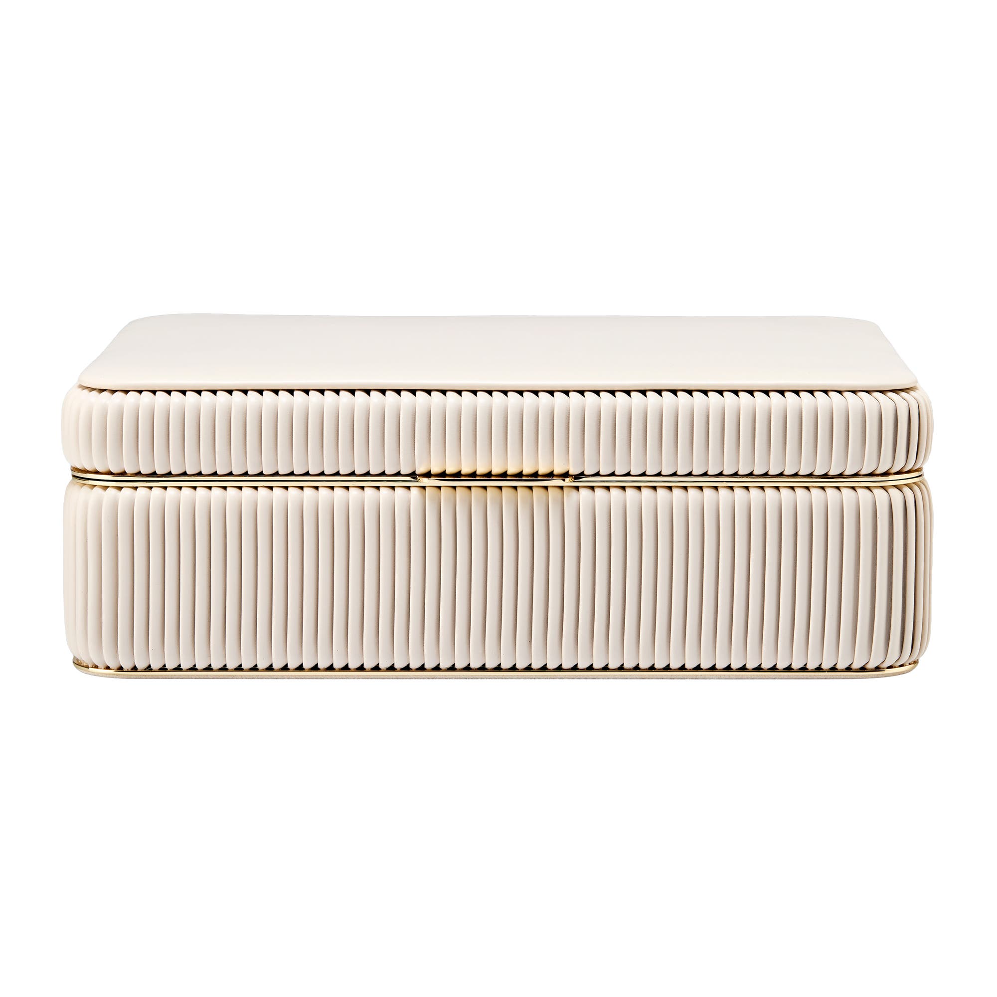 WOLF Bella Medium Jewelry Box - Bone, One Size