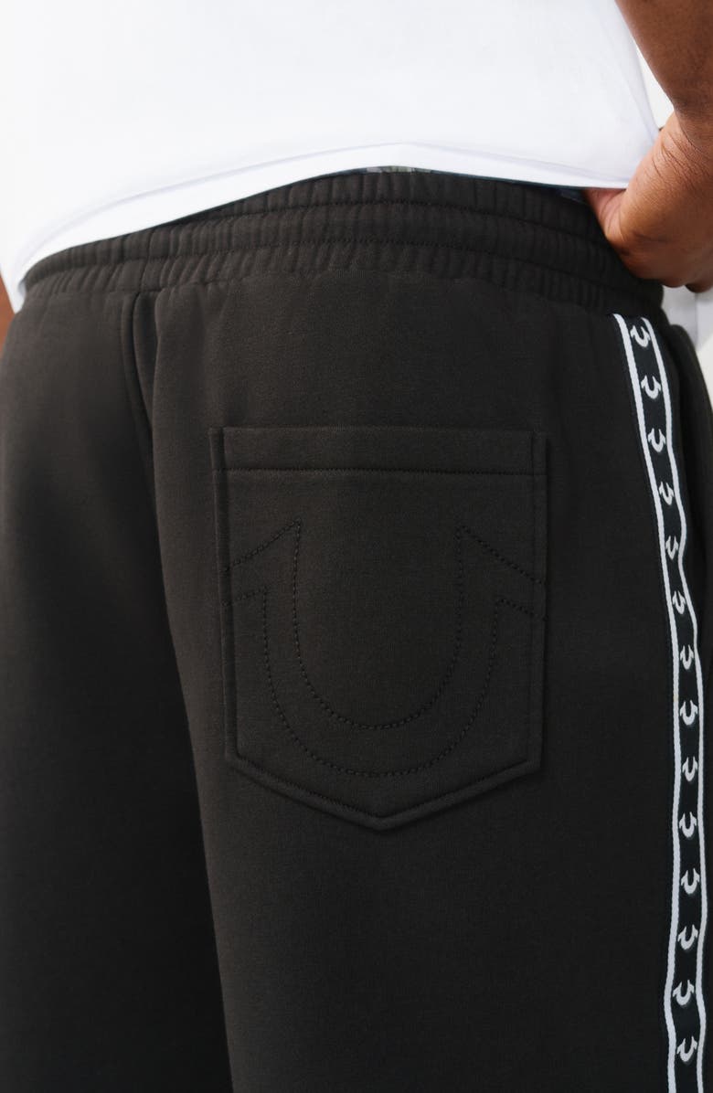 True Religion Logo Fleece Shorts, Alternate, color, 