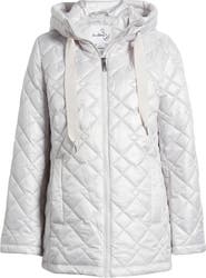 Sam Edelman Hooded Water Repellent Quilted Puffer Jacket