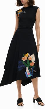 Desigual Asymmetric Sleeveless Dress