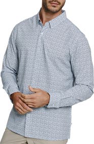 7 Diamonds Peyton Floral Performance Button-Up Shirt