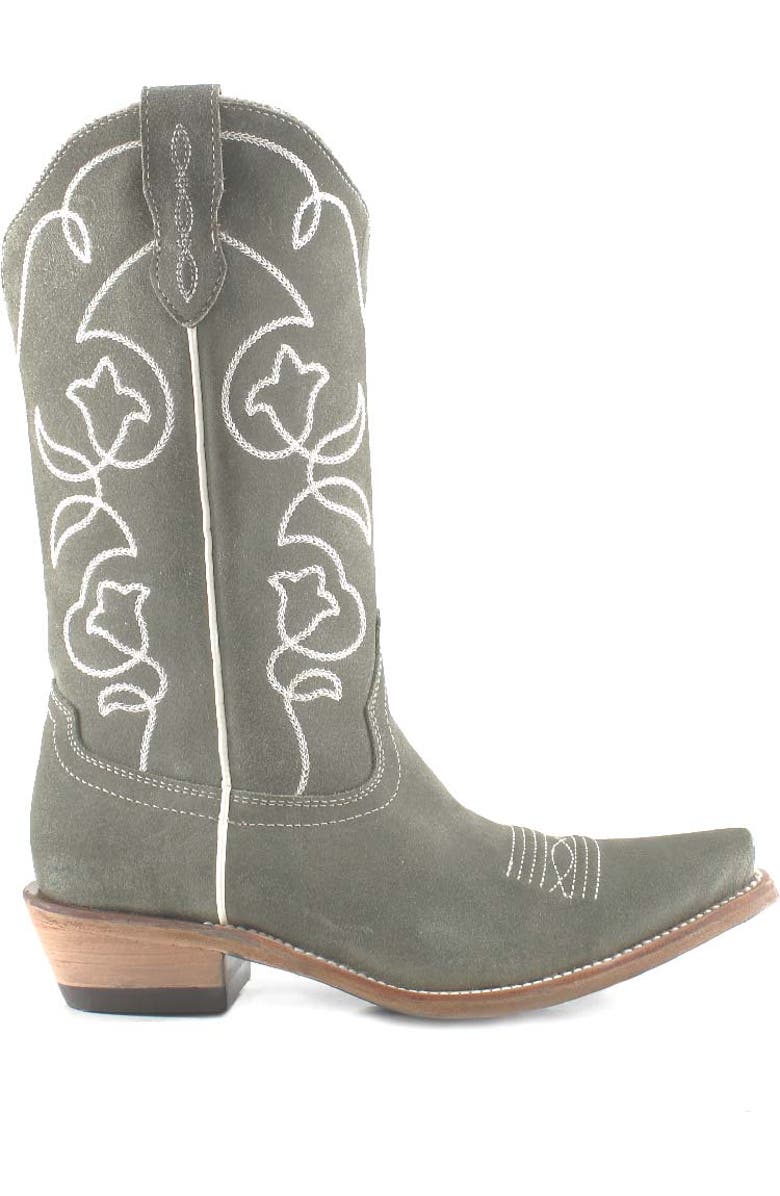 Buck & Brana Christianne Leather Boots, Main, color, Frozen