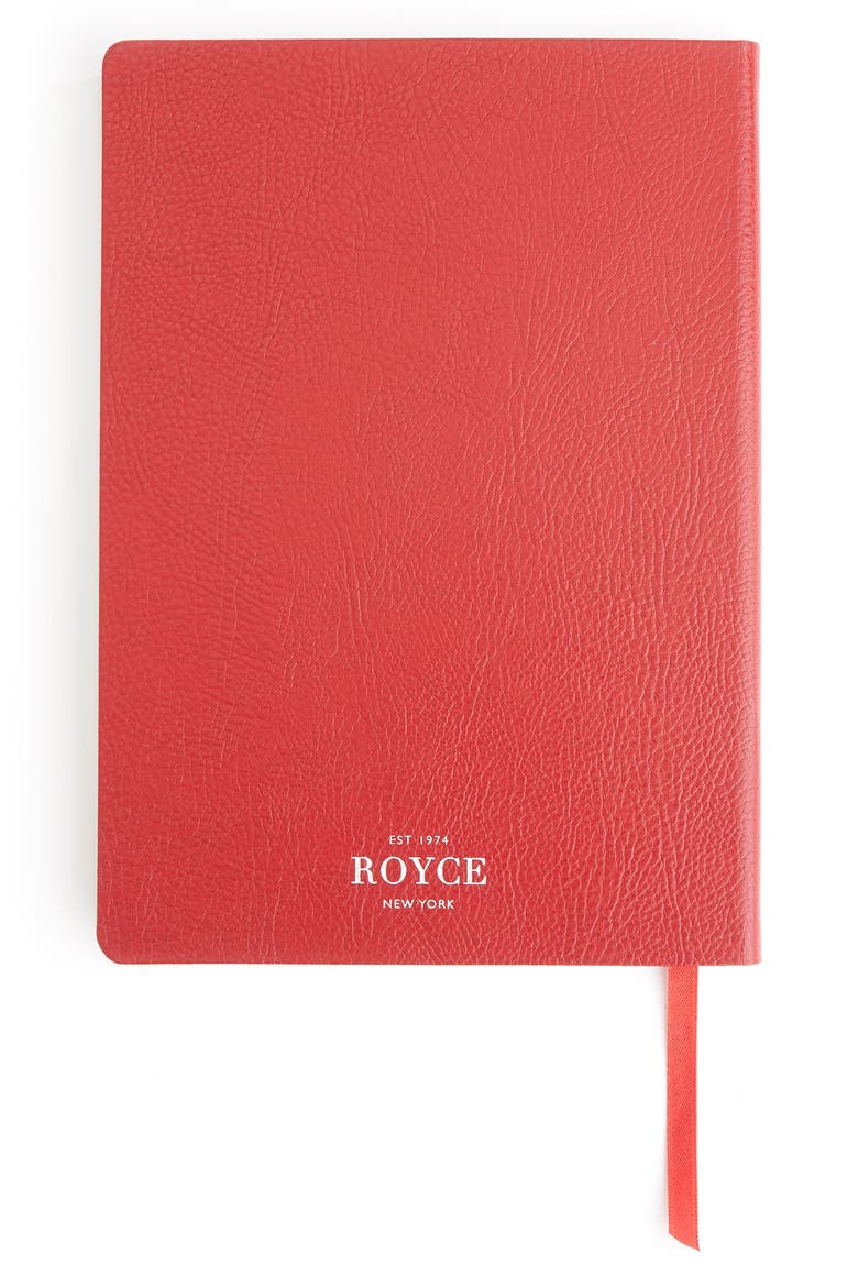 Contemporary Leather Journal, Alternate, color, RED