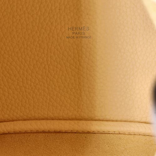 Pre-owned Hermes Hermes Picotin Lock Bag Clemence Pm In Brown