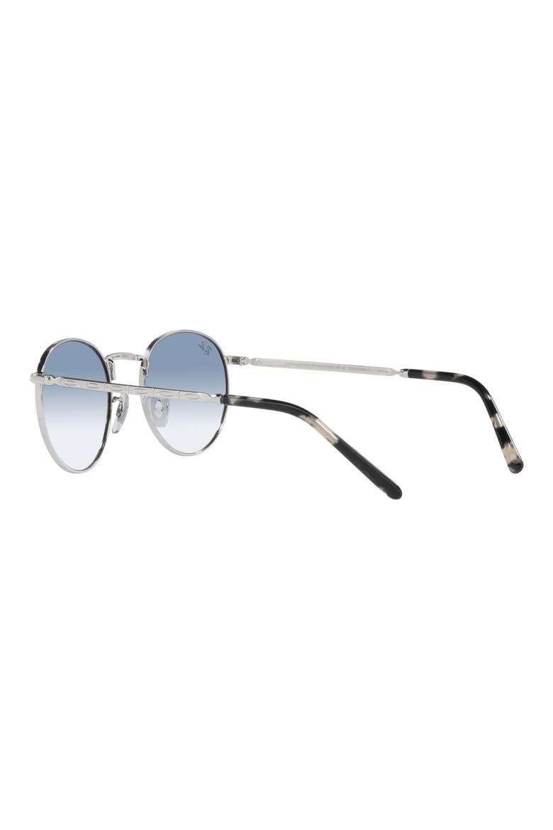 New Round 53mm Phantos Sunglasses, Alternate, color, SILVER