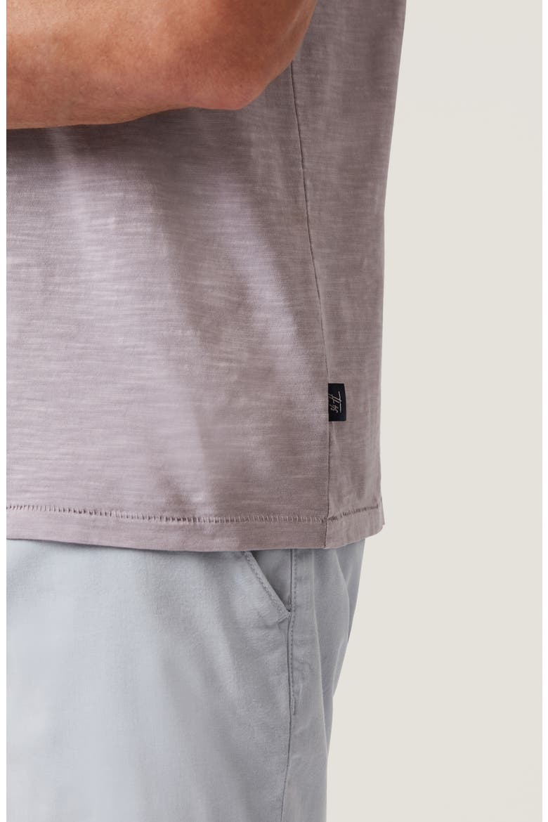 Crewneck Slub Cotton T-Shirt, Alternate, color, LILAC DUST