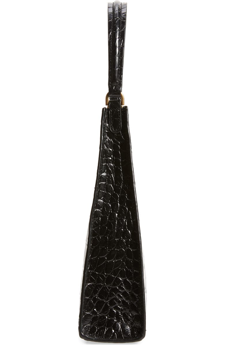 STAUD Small Rey Leather Shoulder Bag, Alternate, color,