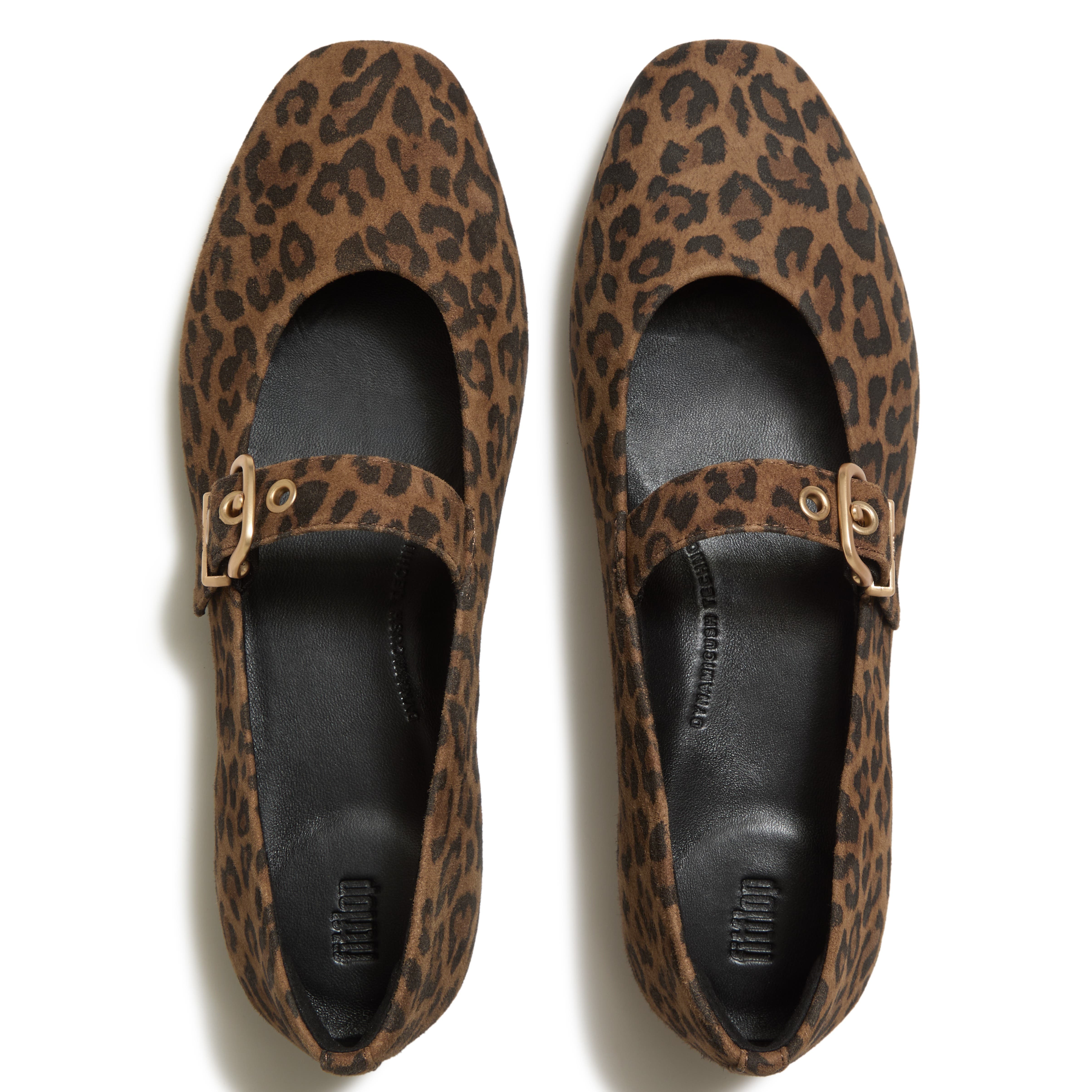 Delicato Suede Leopard Mary Janes, Alternate, color, Tan/Black