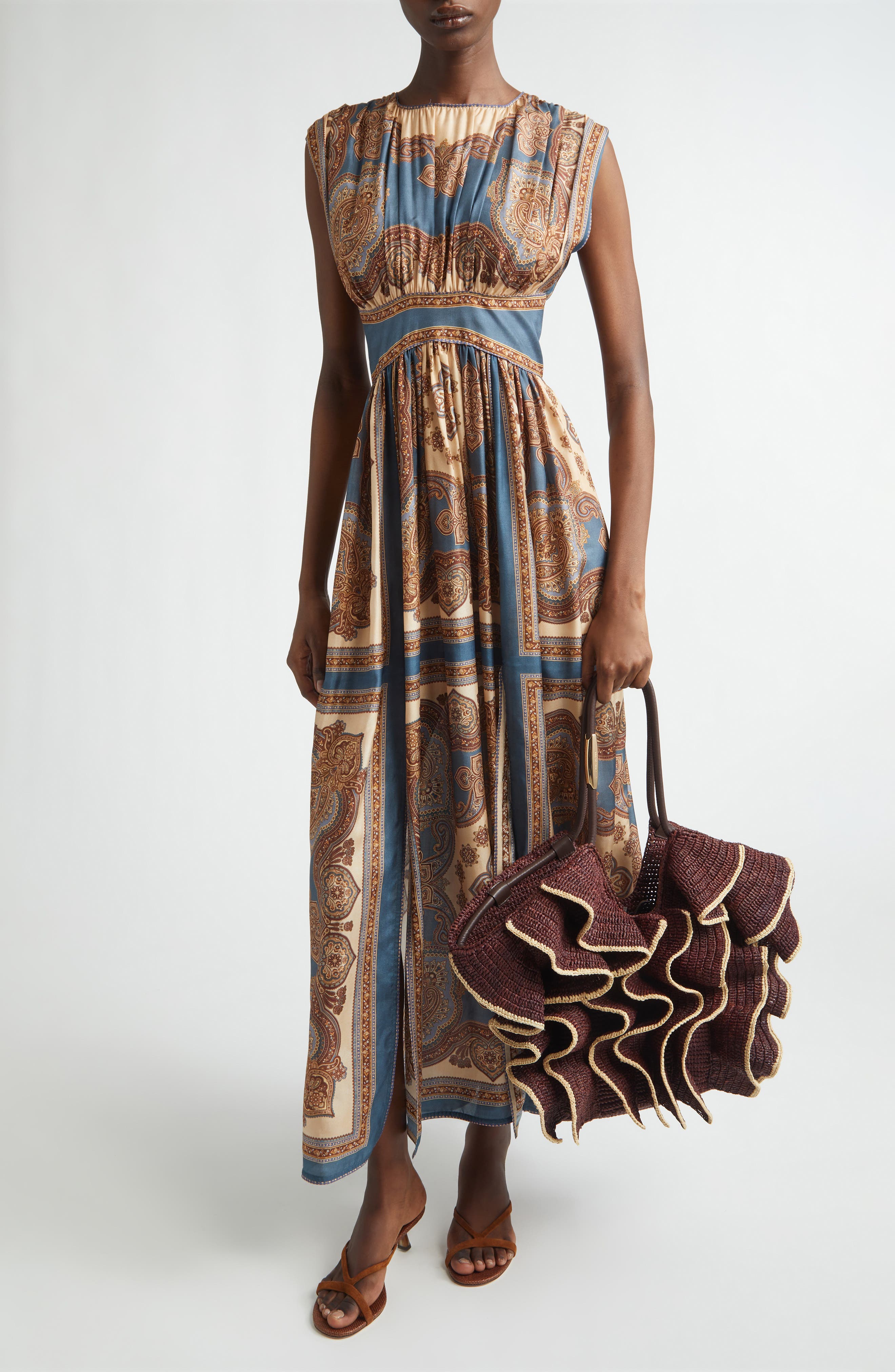 selected DARK BLUE PAISLEY