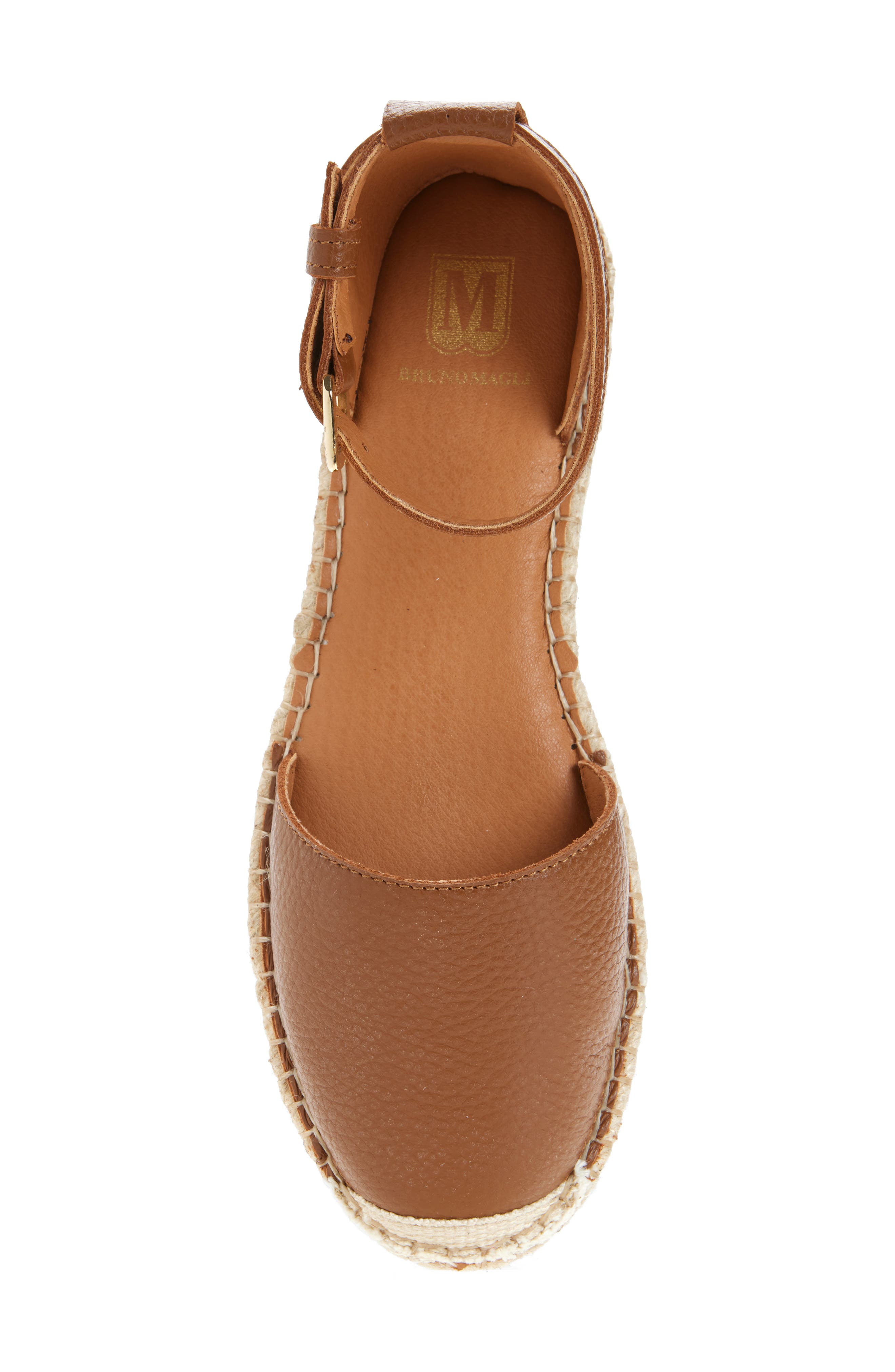 Sabella Espadrille Sandal, Alternate, color, COGNAC PEBBLED