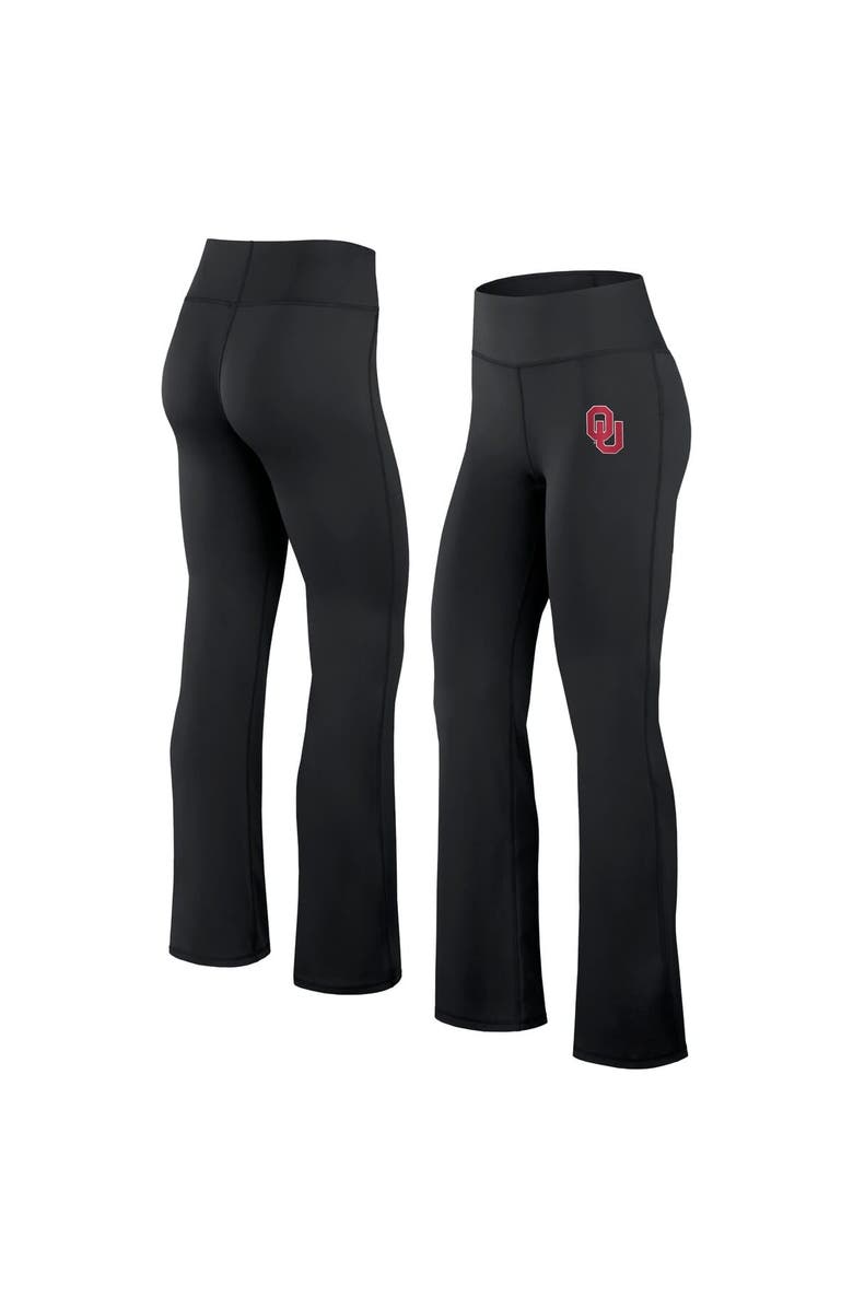FANATICS Women's Fanatics Black Oklahoma Sooners Training Camp Maxed Out Flare Leggings, Main, color, Black