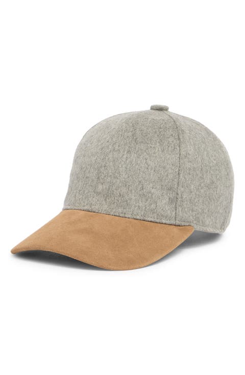 Wool & Cashmere Adjustable Baseball Cap