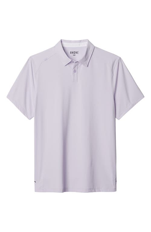 Rhone Momentum Quarter Zip Polo In Lavender Dusk