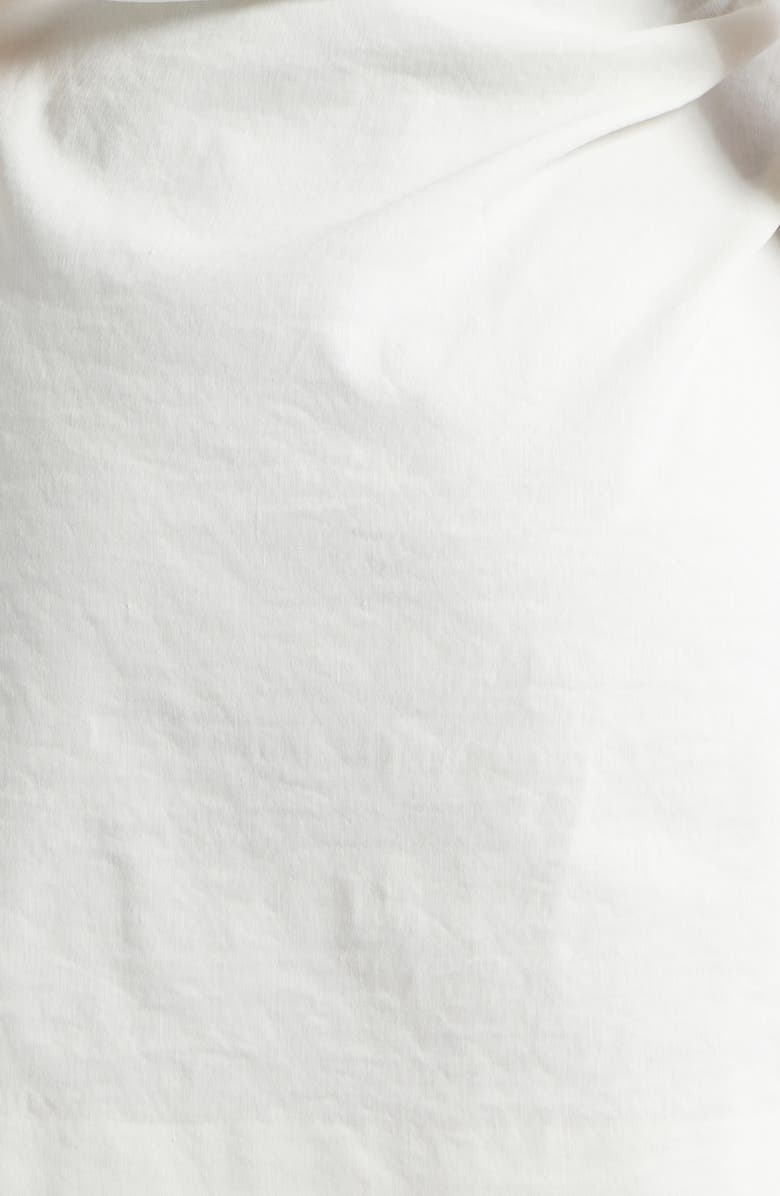 A.L.C. Leia One-Shoulder Linen Blend Dress, Alternate, color, White
