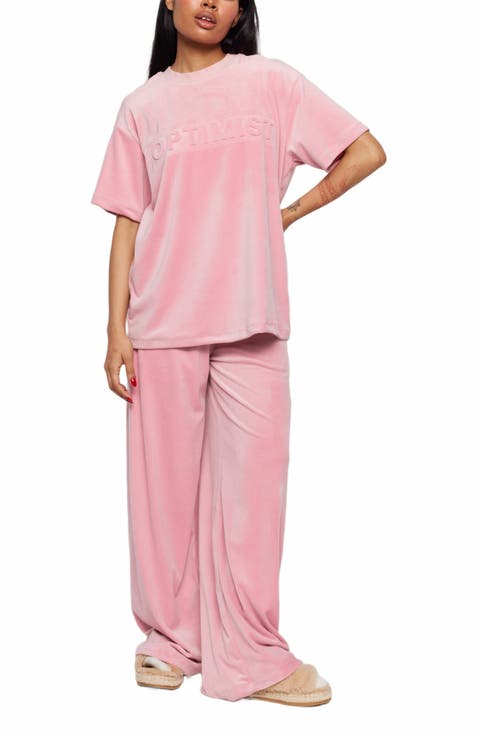 OPTIMIST VELOUR OVERSIZED TEE