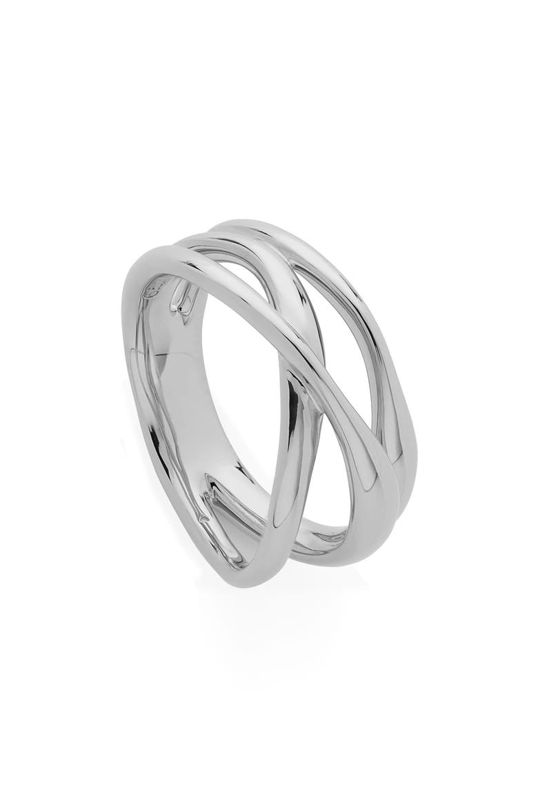 Nura Crossover Ring, Main, color, SILVER