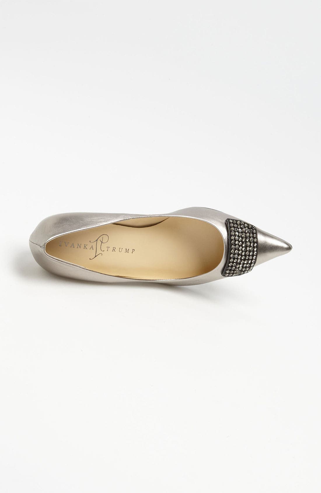 'Dalia' Pump, Alternate, color, PEWTER LEATHER