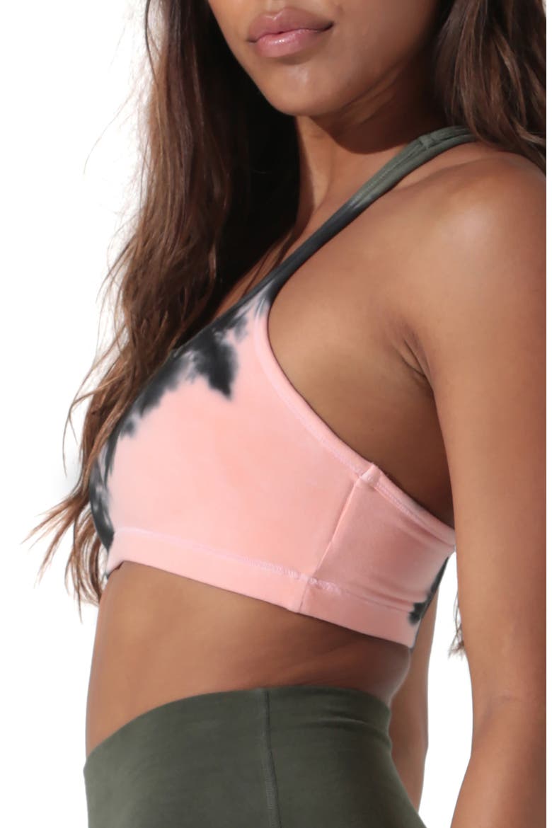 Rowena Sports Bra, Alternate, color, LAUREL/ MELON/ ONYX