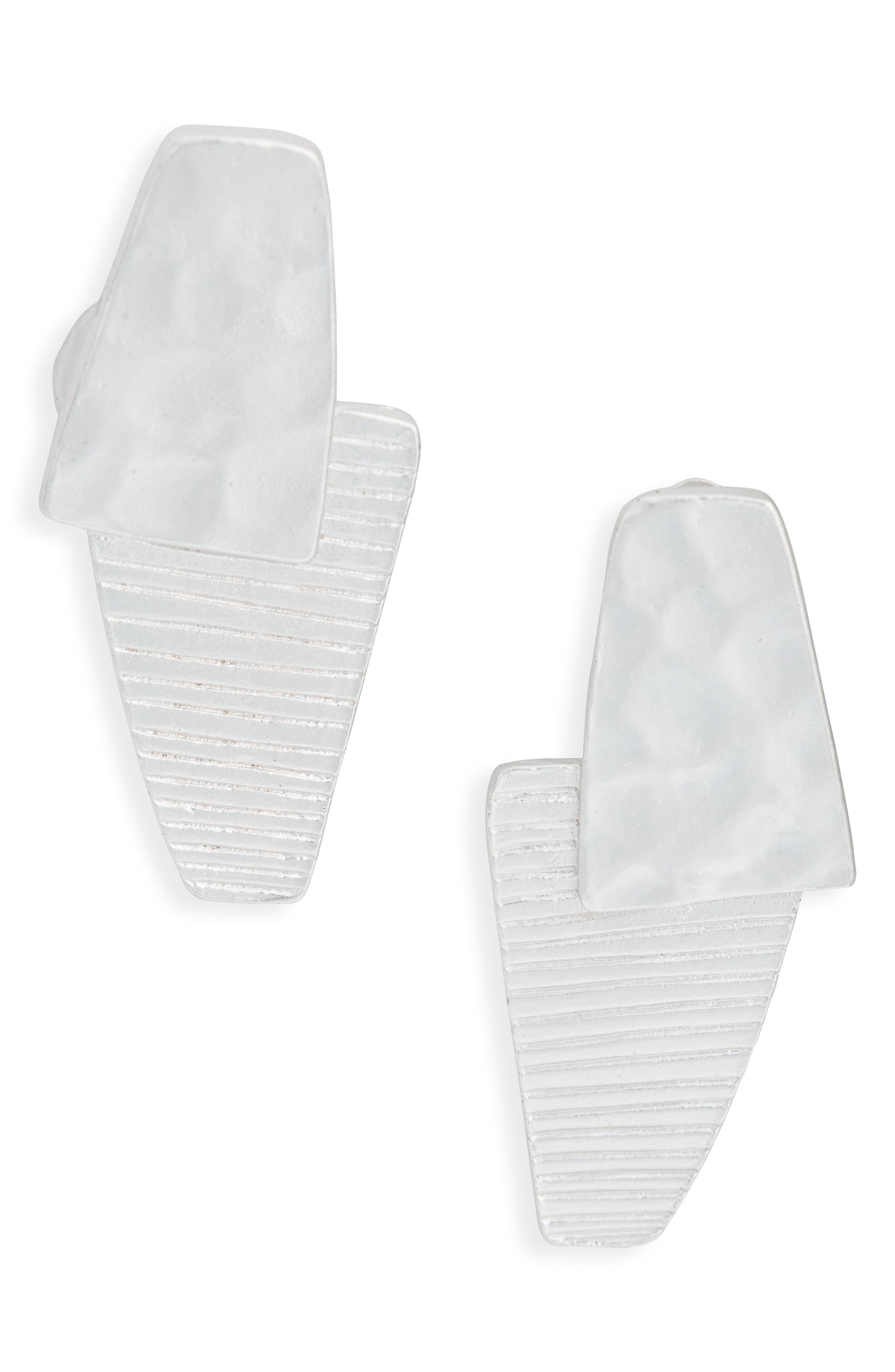 Karine Sultan Geometric Clip-On Earrings